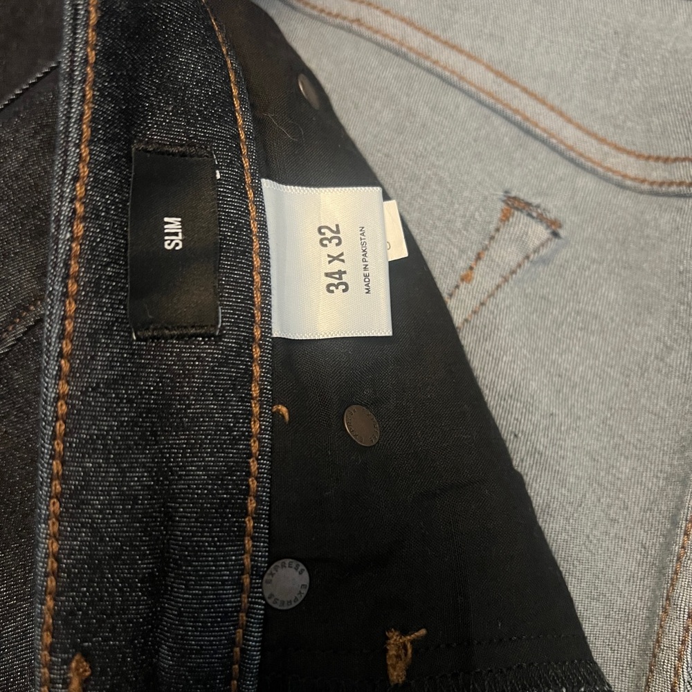 Express Slim Jeans 34x32 – Dark Indigo - Picture 4 of 5